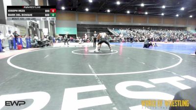160 lbs Quarterfinal - Joseph Reza, South Bakersfield High School vs Mark Del Bosque, Darkhorse