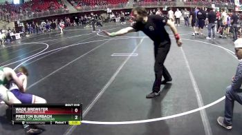 195 lbs Champ. Round 2 - Preston Burbach, Central City Junior Wrestling vs Wade Brewster, Norris Wrestling Club