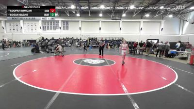 113 lbs Consi Of 4 - Cooper Duncan, Cheshire vs Logan Gagne, Maloney