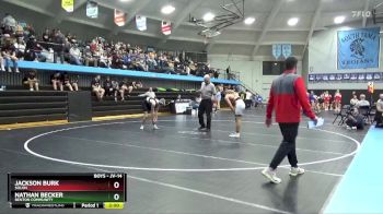 JV-14 lbs Round 3 - Jackson Burk, Solon vs Nathan Becker, Benton Community