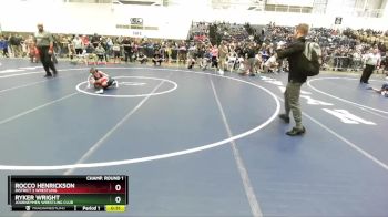 58 lbs Champ. Round 1 - Ryker Wright, Journeymen Wrestling Club vs Rocco Henrickson, District 3 Wrestling