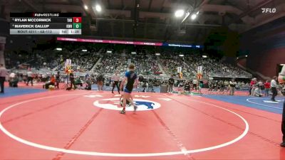 4A-113 lbs Semifinal - Rylan McCormick, Thunder Basin vs Maverick Gallup, Kelly Walsh