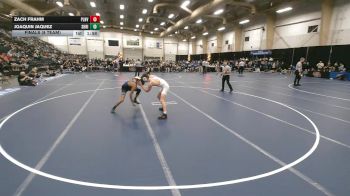 132 lbs Finals (8 Team) - Zach Frahm, Plainview vs Joaquin Jaquez, Shelby-Rising City