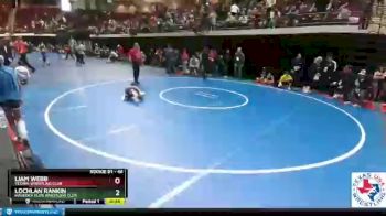 46 lbs Quarterfinal - Liam Webb, Texans Wrestling Club vs Lochlan Rankin, Maverick Elite Wrestling Club