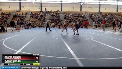 149 lbs Champ. Round 1 - Cooper Sanders, University Of Sioux Falls vs Tucker Ginther, Rochester-CTC