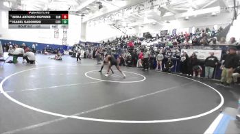 120 lbs Cons. Round 4 - Isabel Sadowski, El Toro vs Siena Antonio-Hopkins, Camarillo