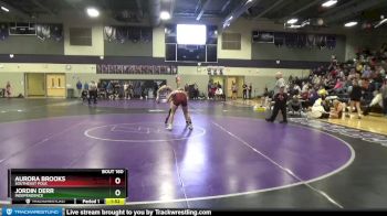 125 lbs Cons. Semi - Jordin Derr, Independence vs Aurora Brooks, Southeast Polk