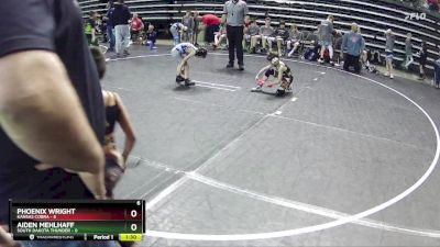 55 lbs Round 4 (6 Team) - Phoenix Wright, Kansas Cobra vs Aiden Mehlhaff, South Dakota Thunder