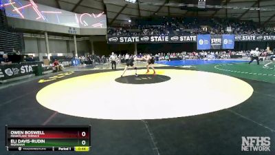 3A 175 lbs Cons. Round 4 - Owen Boswell, Mountlake Terrace vs Eli Davis-Rudin, Ingraham