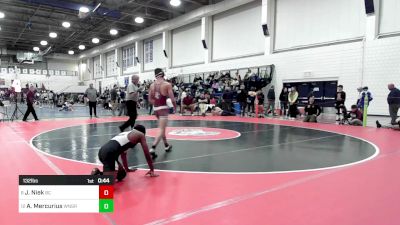 132 lbs Consi Of 8 #2 - Joseph Niek, Bristol Central vs Alexander Mercurius, Windsor