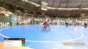 105 lbs Quarterfinal - Matthew Marenco, Warhawks Wrestling Inc. vs Raymond Castillo, Bay Area Dragons