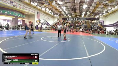 132 Boys Cons. Round 2 - Kaisen Umali, Torrey Pines vs William Hypes, Christian