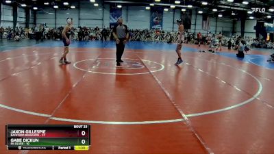 105 lbs Rd# 9- 2:15pm Saturday Final Pool - Gabe Dickun, PA Silver vs Jaxon Gillespie, Backyard Brawlers