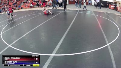 92 lbs 4th Place Match - Gavin Connelly, CWO vs Emmett Clay, Little Hammers