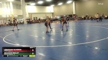 120 lbs Round 1 (10 Team) - Bronson Begley, Dayton Bandits vs Jonathan Oliveros, Straw Hats