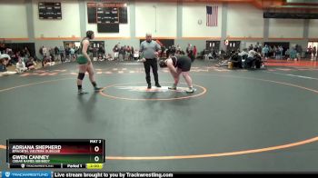 235 lbs Quarterfinal - Gwen Canney, Cedar Rapids Kennedy vs Adriana Shepherd, Epworth, Western Dubuque