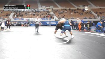 287-D2 Quarterfinal - Anthony Trujillo, Pueblo High School vs Eric Butierez, Desert Edge High School
