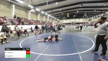 116 lbs Round Of 16 - Bryce Yazzie, Rez WC vs Braxton Smith, No Team
