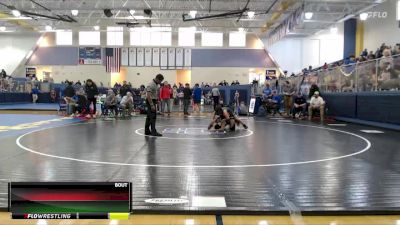 106 lbs Champ. Round 1 - Jonah Lopez, St. Patrick`s High School vs Jaylon Dixon, Center Hill High School