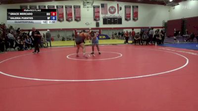 235 lbs Quarterfinal - Valeria Fuentes, Moorpark College vs Grace Mercado, Sacramento City College