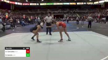 109 lbs Consi Of 16 #1 - Ashlyn Canizalez, Bear River vs Saryna Garcia, Sunkist Kids Monster Garage