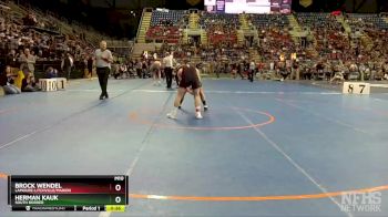 182 lbs Cons. Round 3 - Brock Wendel, LaMoure-Litchville/Marion vs Herman Kauk, South Border