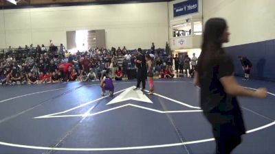 103 lbs Quarterfinal - Diamond Lopez, Southern Oregon University vs Sage Beltran, Missouri Valley