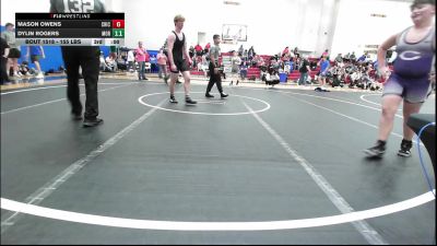140 lbs Final - Bryson Merchant, Chickasha Youth Wrestling vs Korbin Ingram, Lone Grove Takedown Club
