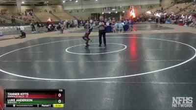 113 lbs Quarterfinals (8 Team) - Cherno Keita, Bartlett vs Brody Moreland, Knoxville Halls