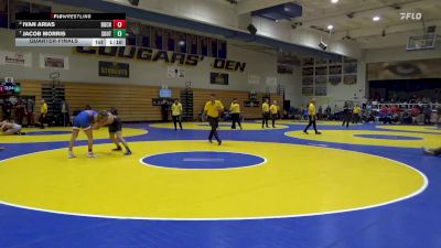 153 lbs Quarterfinal - Ivan Arias, Buchanan vs Jacob Morris, South Anchorage (AK)