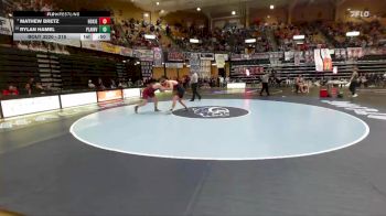 215 lbs Cons. Round 1 - Mathew Bretz, Hoxie Hs vs Rylan Hamel, Plainville Hs