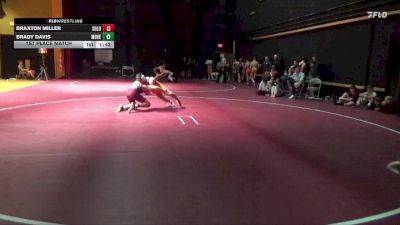 129-131 lbs 1st Place Match - Brady Davis, Mount Vernon vs Braxton Miller, Solon