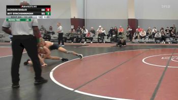 125 lbs Quarterfinal - Jackson Baglio, Gardner-Webb vs Jett Strickenberger, West Virginia
