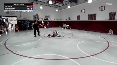 108 lbs Semifinal - Lee Delia, Estebuilt WC vs Bert Dhiman, Tiger Claws Wrestling Club