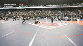 1A/2A 106 1st Place Match - Marcus Pemberton, South Stanly High School vs Ryan Johnson, Mountain Island Charter