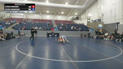 157 lbs Kyson Kroeger, California Silver vs Jacob Thompson, Michigan Blue
