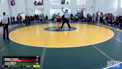 132 lbs Cons. Round 2 - Alex Greco, Loudoun Valley vs Renee Tuning, Bath County High School