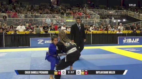 Rhylan Diane Miller vs Chloe Danielle Pichardo 2025 Pan Kids Jiu-Jitsu IBJJF Championship