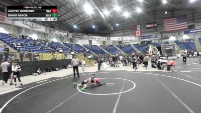 66 lbs Rr Rnd 3 - Aaliyah Gutierrez, Pomona Elite vs Edgar Garcia, Colorado Outlaws