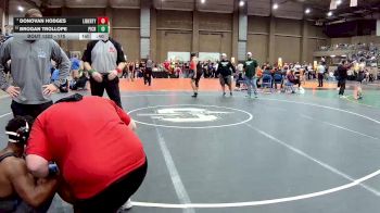 175 lbs Cons. Round 5 - Donovan Hodges, Liberty vs Brogan Trollope, Pine Creek