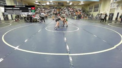135 lbs Champ. Round 2 - Aurora Gonzalez, Perris vs Danika Larsuel, Marina