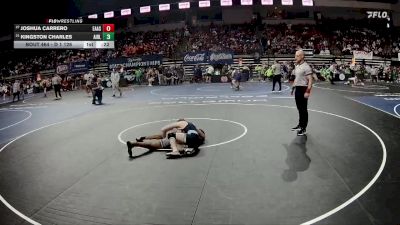 D 1 126 lbs Cons. Round 2 - Joshua Carrero, East Ascension vs Kingston Charles, Airline