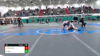 132 lbs Round 2 - Hunter Survant, Eastern Hancock vs Riley Cox, Perry Meridian