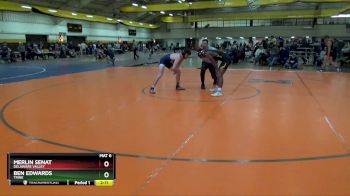 141 lbs Champ. Round 2 - Ben Edwards, Trine vs Merlin Senat, Delaware Valley