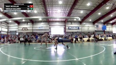 157 lbs 1st Place Match - Nikolas Gallardo, The Meadows School vs Riley McCullar, Fernley