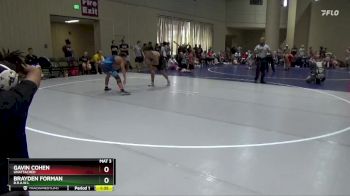 150 lbs Champ. Round 2 - Brayden Forman, B.R.A.W.L vs Gavin Cohen, Unattached