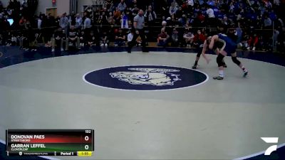 132 lbs Semifinal - Garran Leffel, Cloverleaf vs Donovan Paes, Streetsboro