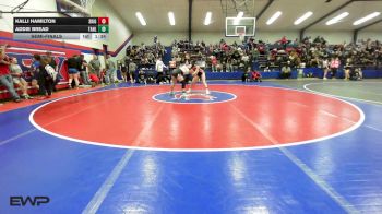 155 lbs Semifinal - Kalli Hamilton, Skiatook Girls High School vs Addie Bread, Tahlequah Girls HS