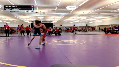 132 lbs Quarters - Micah Garcia vs Grant Langstaff