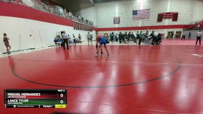 190 lbs Round 2 - Lance Tyler, Weatherford vs Missael Hernandez, Arlington Bowie